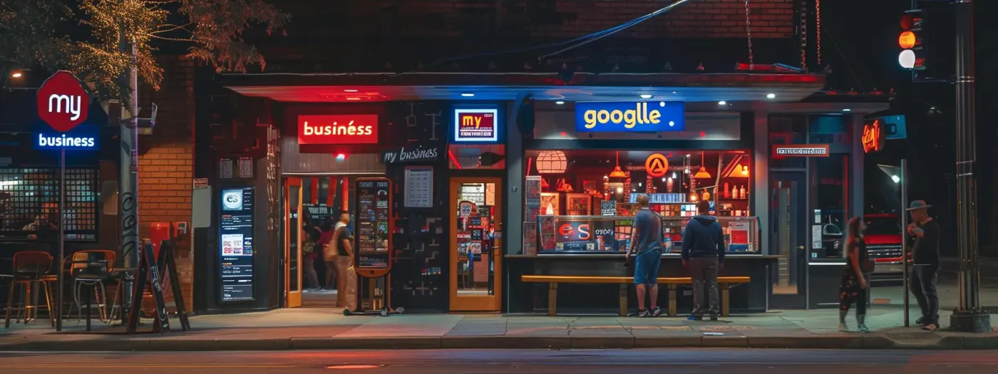 Grow Your Home Builder Site on Google 5 a vibrant storefront with a prominent