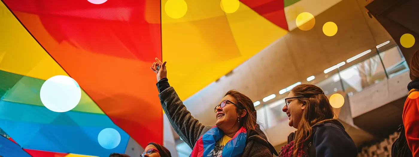 Boost Your Manitoba Business Through Strategic Online Promotion 2 a vibrant website homepage featuring the manitoba flag and engaging french-language content, with social media icons highlighting community engagement.